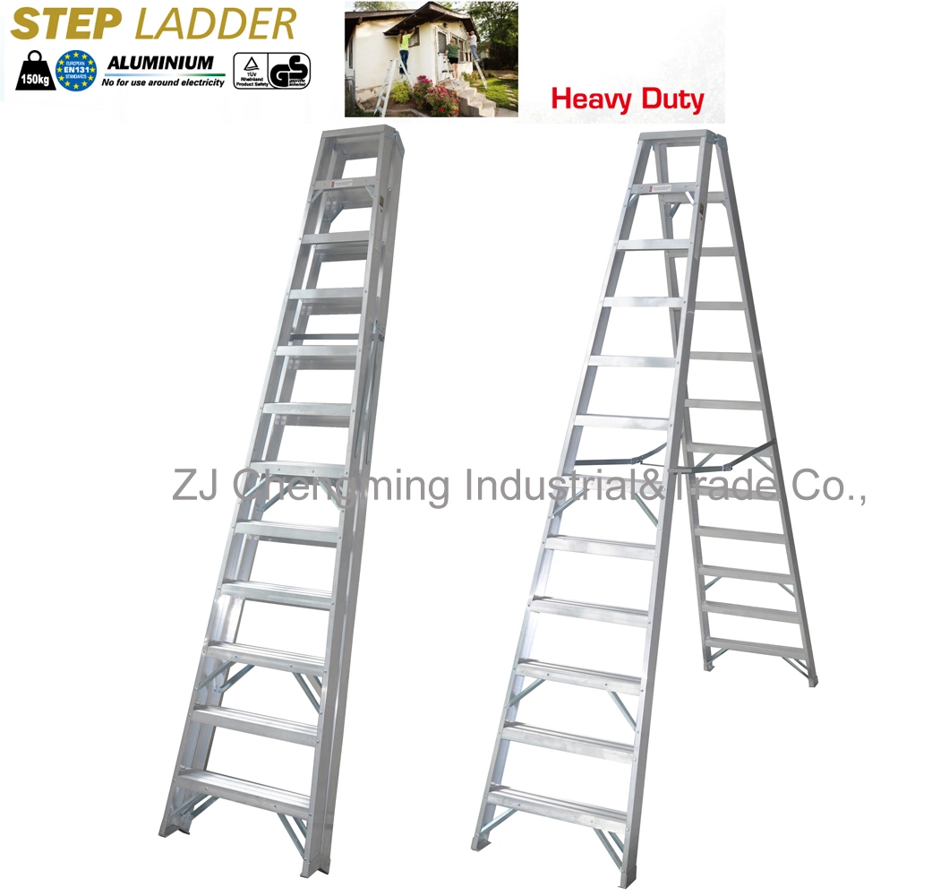 Wholesell household ladder 2x12 Step Ladder En131 Ladder Double side Ladder