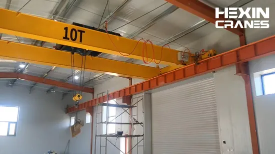 Gru a ponte a doppia trave indipendente per magazzino con paranco di tipo europeo